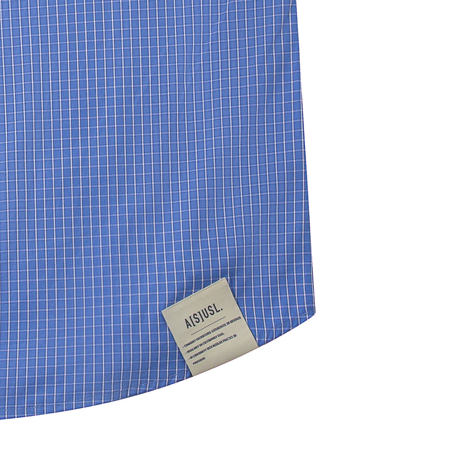 STRIPES MIX CHECKS B/D SHIRT - BLUE STRIPES