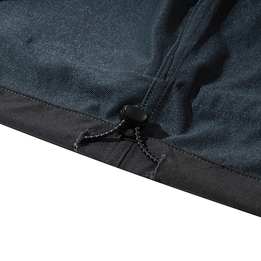 ZIPPER POCKET PERFORMANCE TEE - CHARCOAL