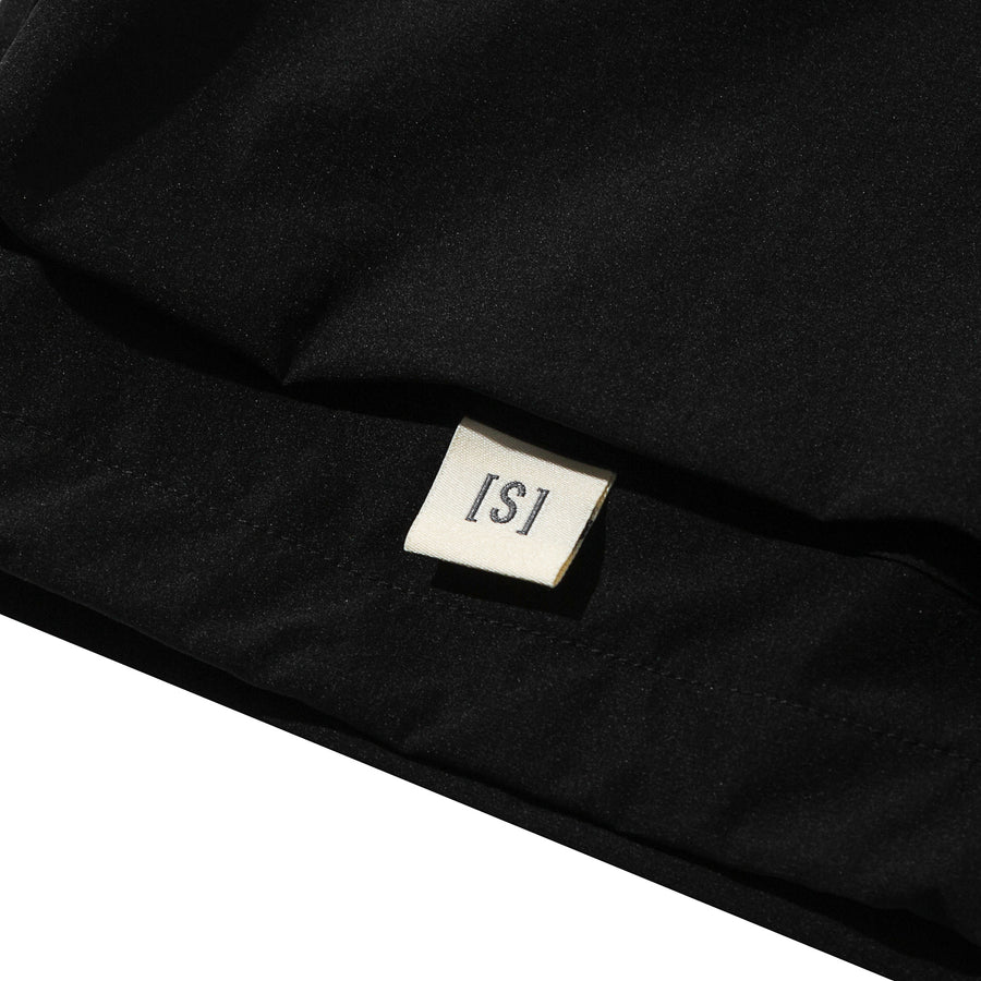 ZIPPER POCKET PERFORMANCE TEE - BLACK