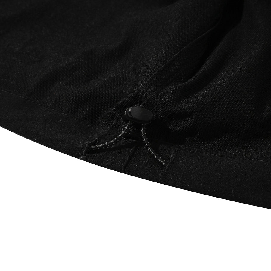 ZIPPER POCKET PERFORMANCE TEE - BLACK