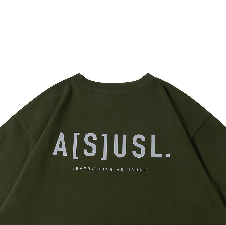 REFLECTIVE LOGO TEE - GREEN