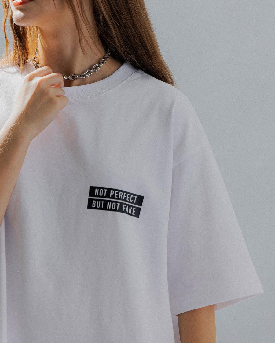 NOT PERFECT TEE - WHITE