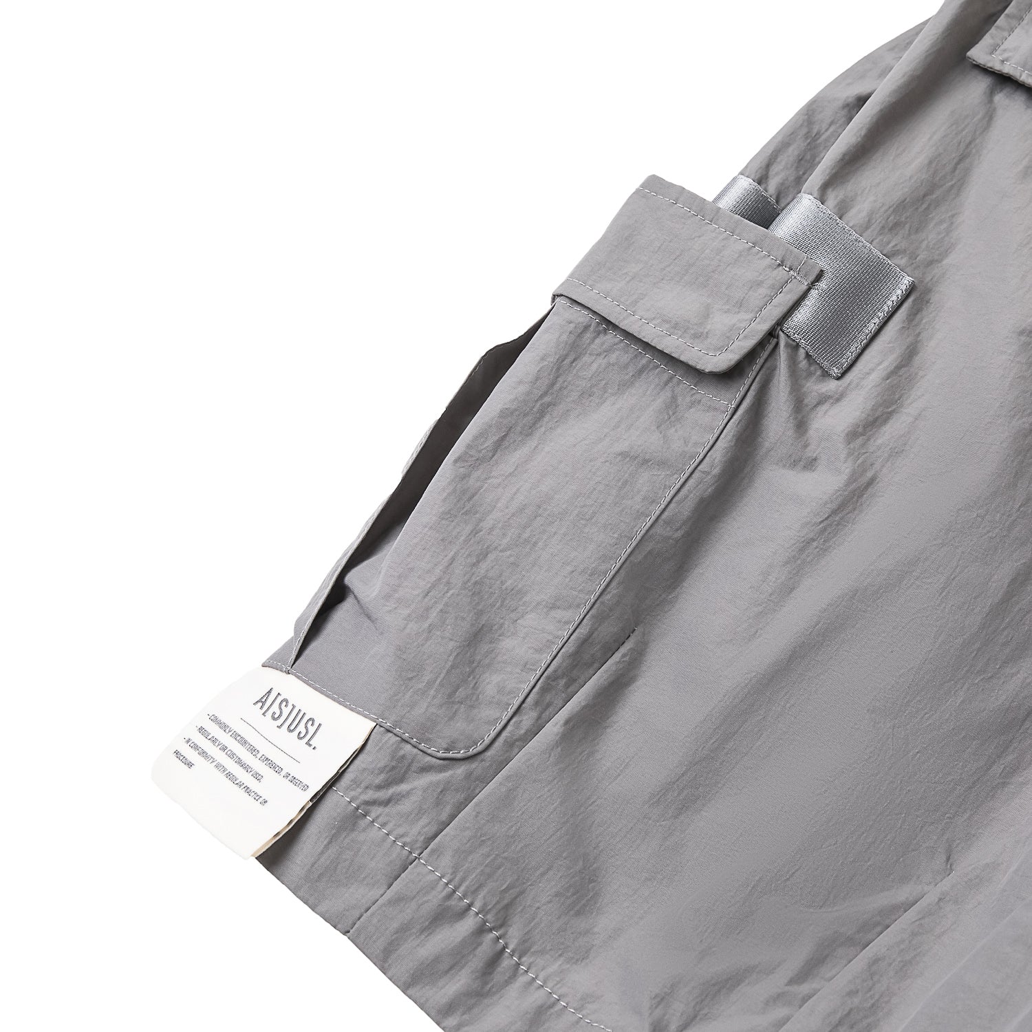 NYLON MILITARY BALLOON SHORTS - GREY – ASUSL