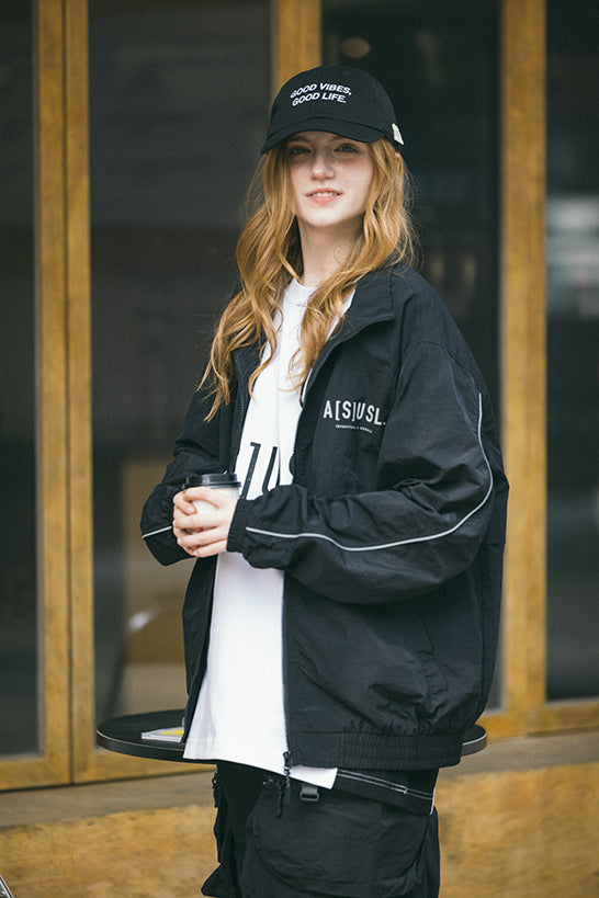 GOOD VIBES DAD CAP  - BLACK