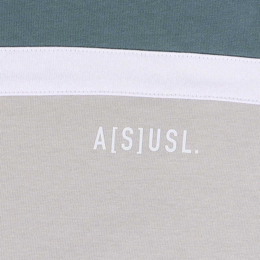 COLOR BLOCKING TEE - SLATE
