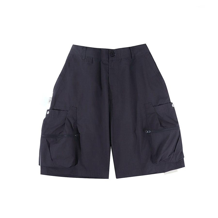 3D POCKET RIBSTOP SHORTS - SLATE