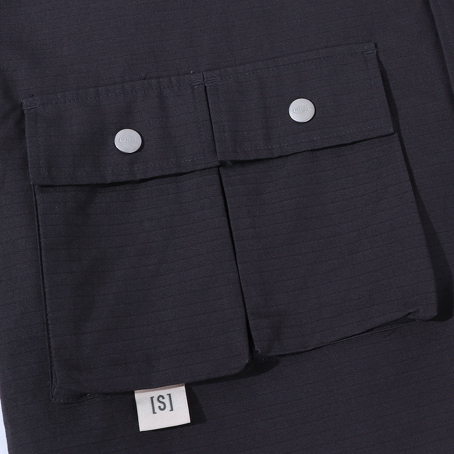 MULTI POCKET RIBSTOP SHIRT - SLATE