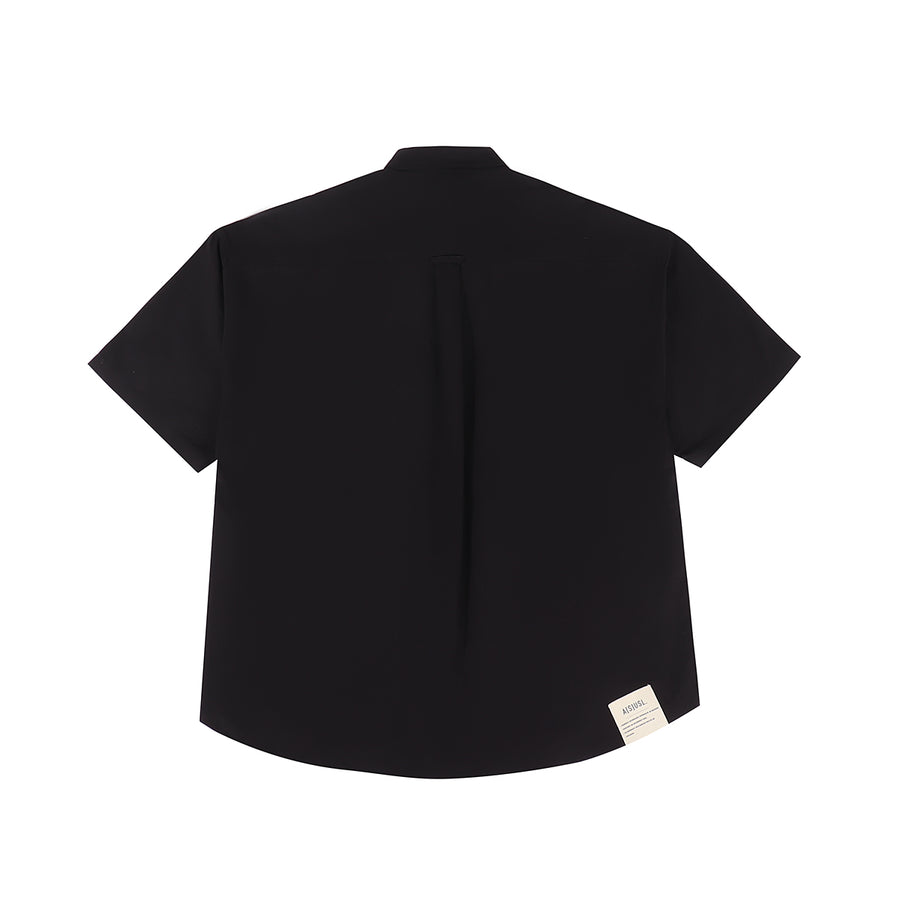 MULTI POCKET RIBSTOP SHIRT - BLACK