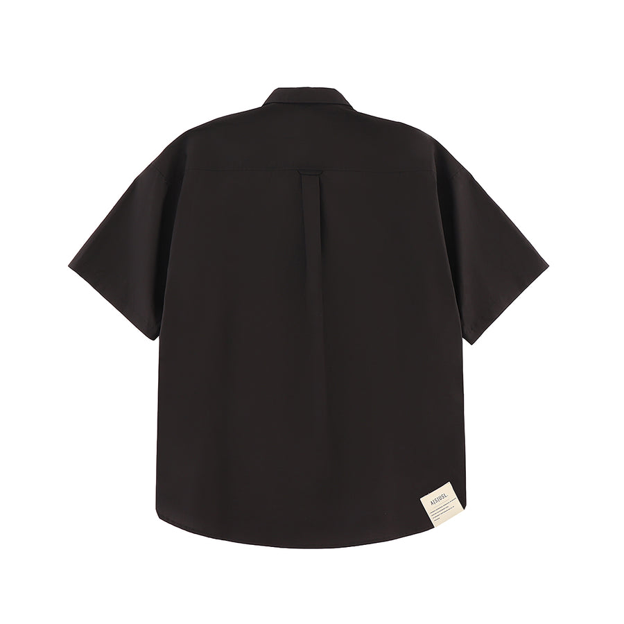 GOOD VIBES PRINT SHIRT - BLACK