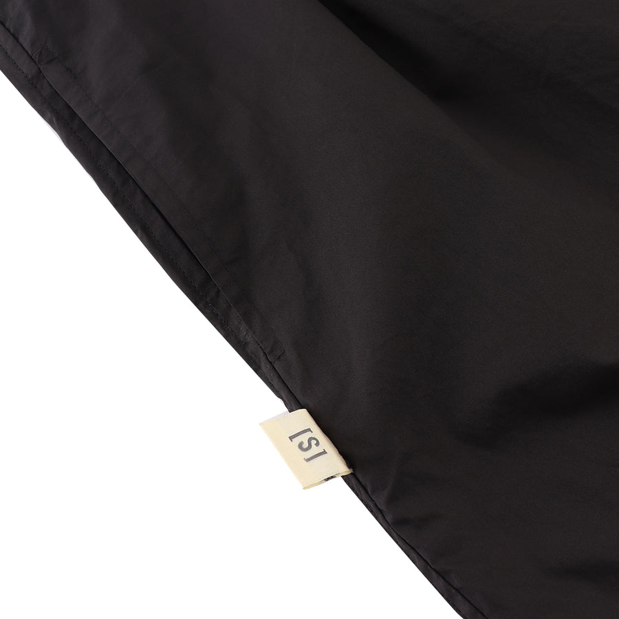 POCKET SHIRT DRESS - BLACK