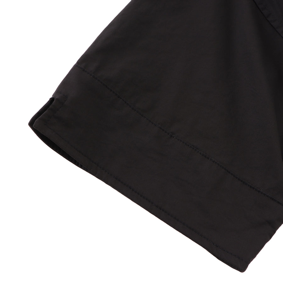 POCKET SHIRT DRESS - BLACK