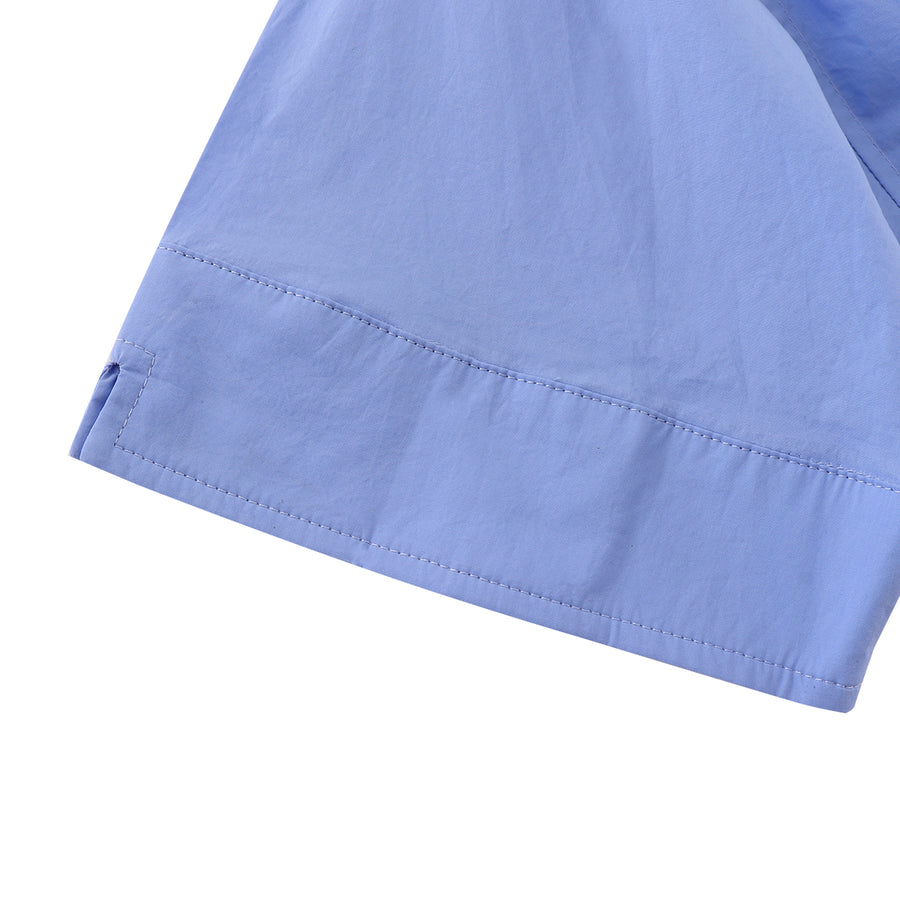 POCKET SHIRT DRESS - BLUE