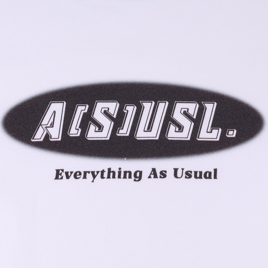ASUSL VINTAGE RINGER TEE - WHITE