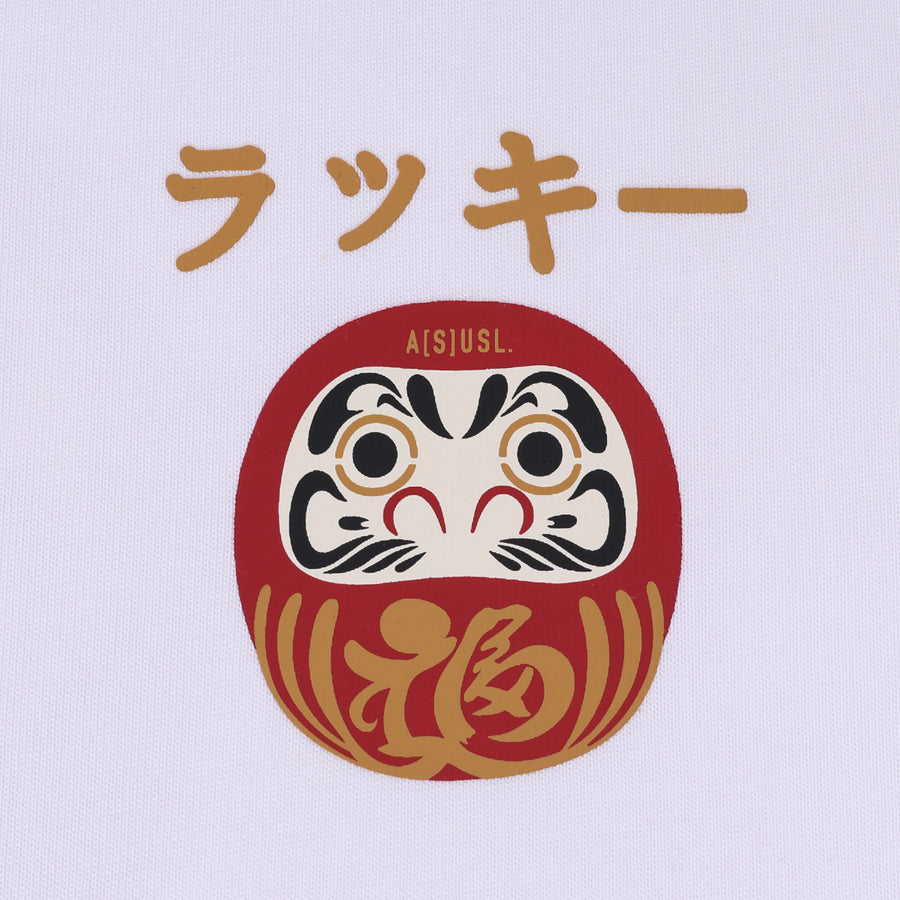 DARUMA PRINT TEE - WHITE