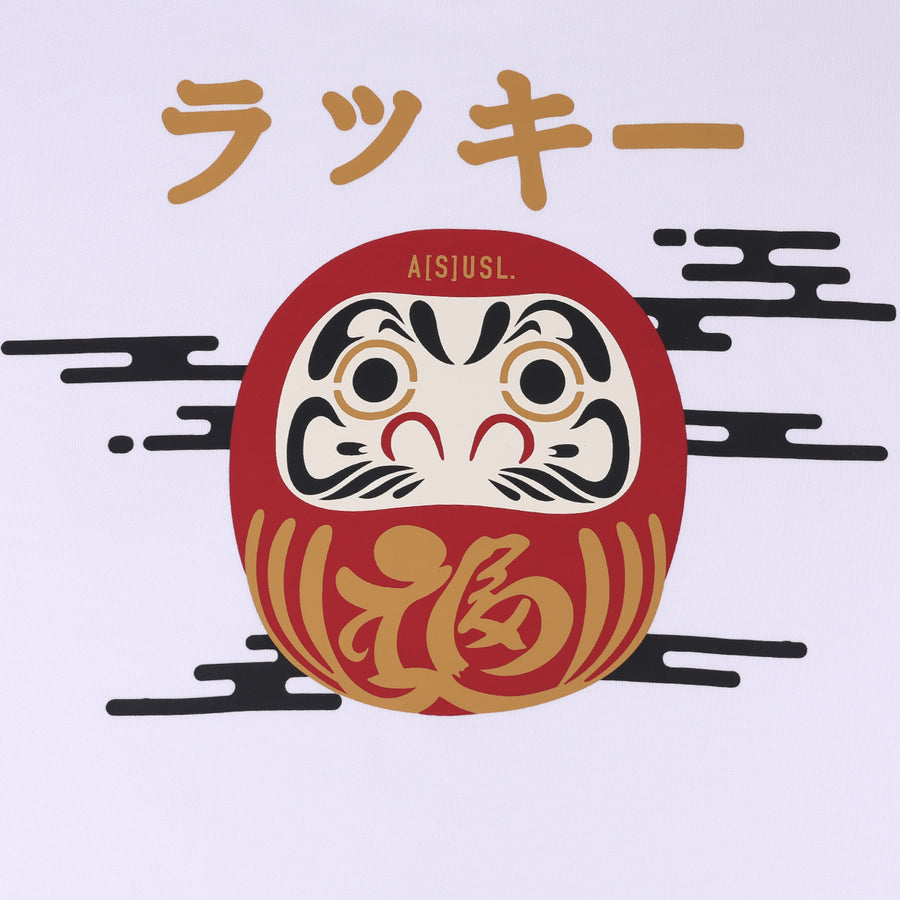 DARUMA PRINT TEE - WHITE