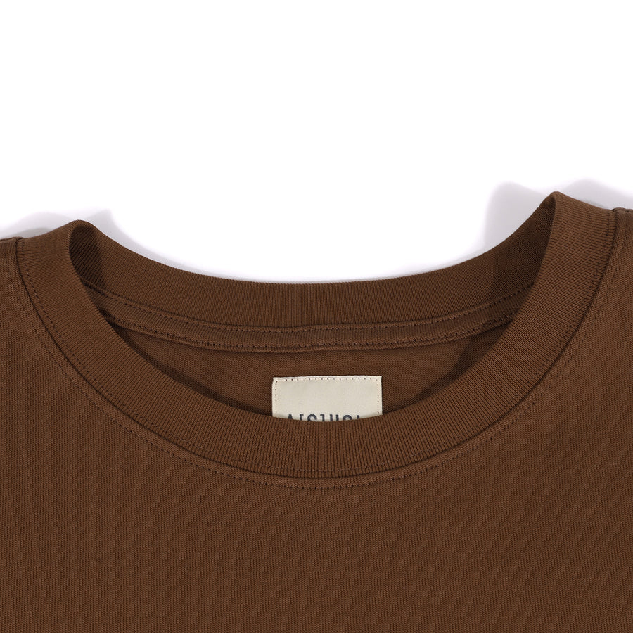 DARUMA PRINT TEE - BROWN