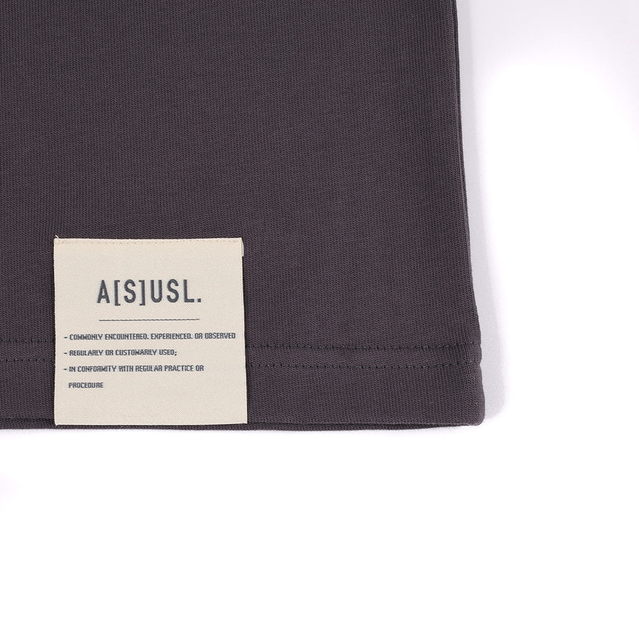 DARUMA PRINT TEE - CHARCOAL