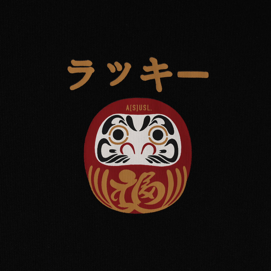 DARUMA PRINT TEE - BLACK
