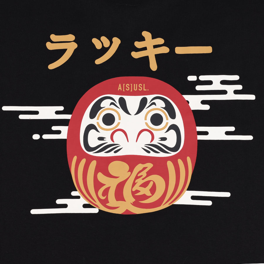 DARUMA PRINT TEE - BLACK