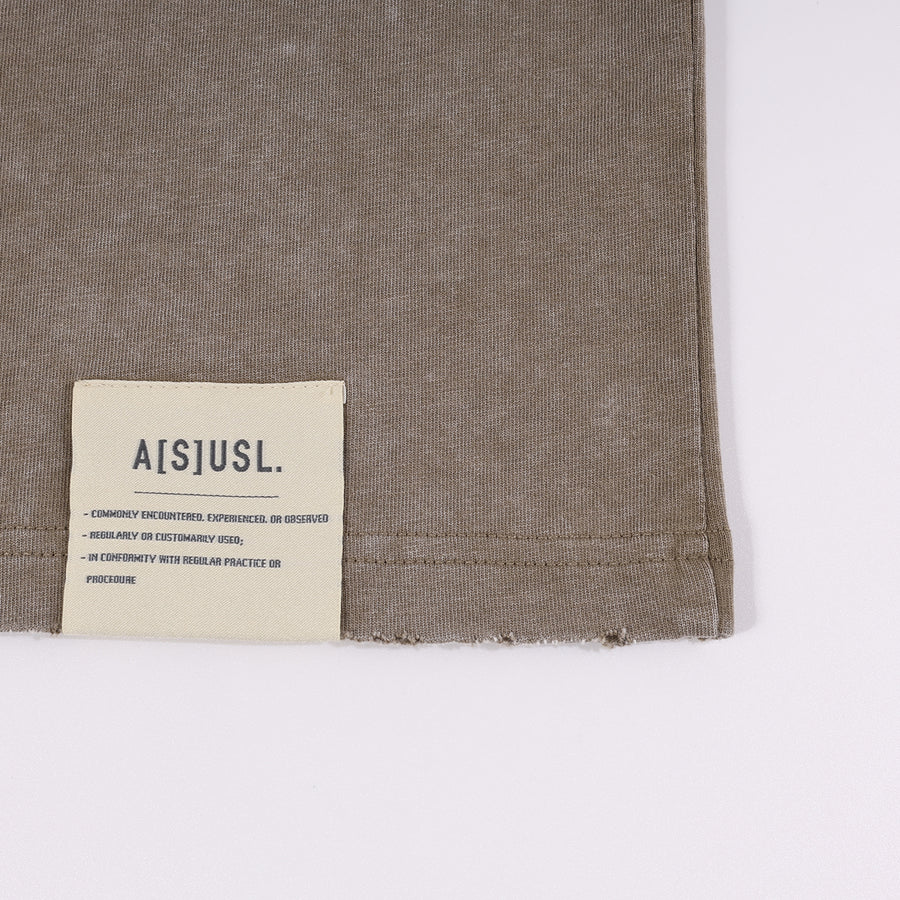 SNOW WASH FREEDOM TEE - GREY