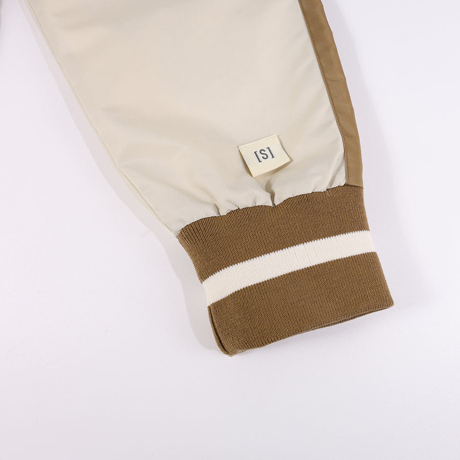 DARUMA EMB. SOUVENIR JACKET - BROWN