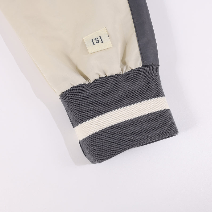 DARUMA EMB. SOUVENIR JACKET - CHARCOAL