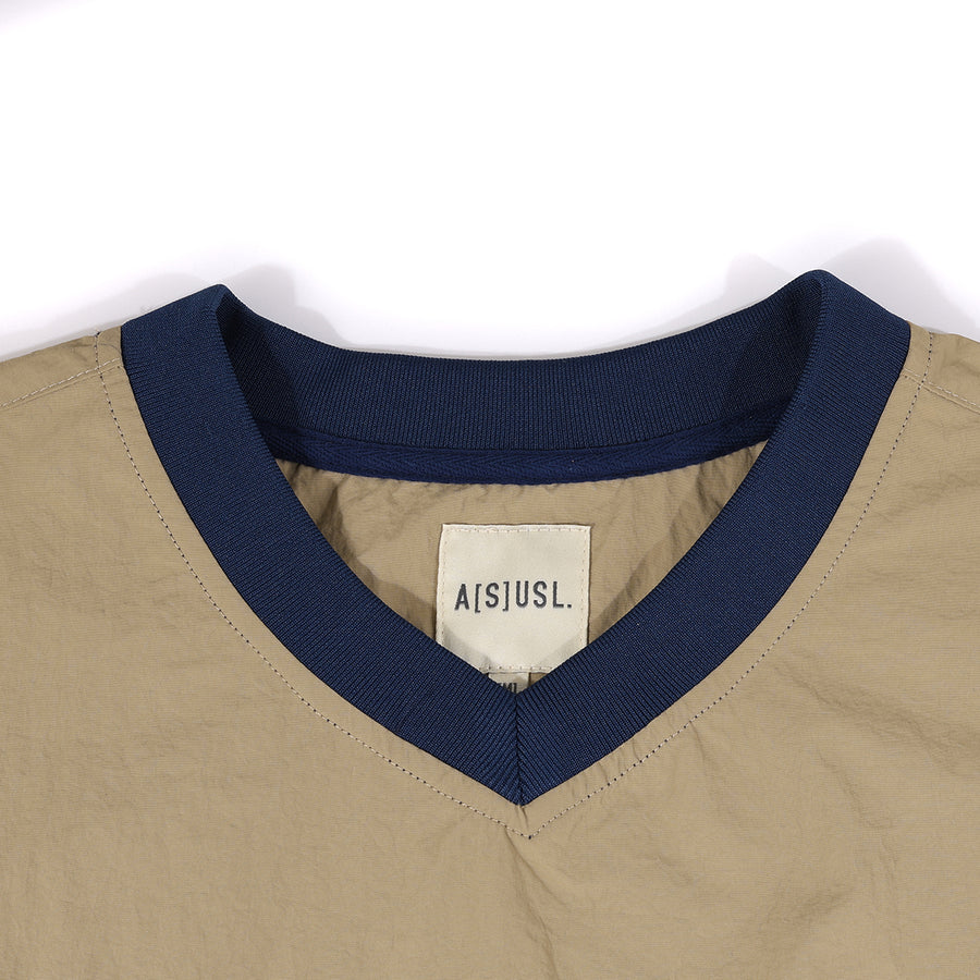 ASUSL NYLON PULLOVER TEE - KHAKI