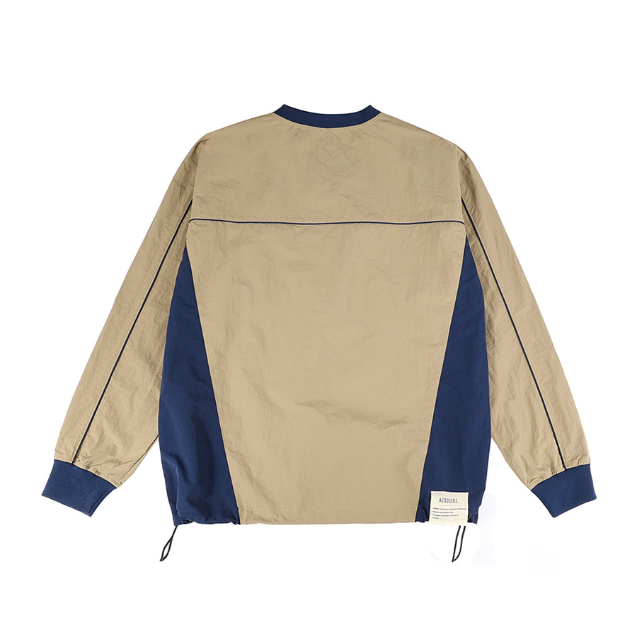 ASUSL NYLON PULLOVER TEE - KHAKI