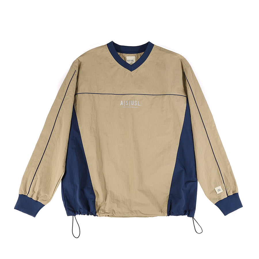 ASUSL NYLON PULLOVER TEE - KHAKI