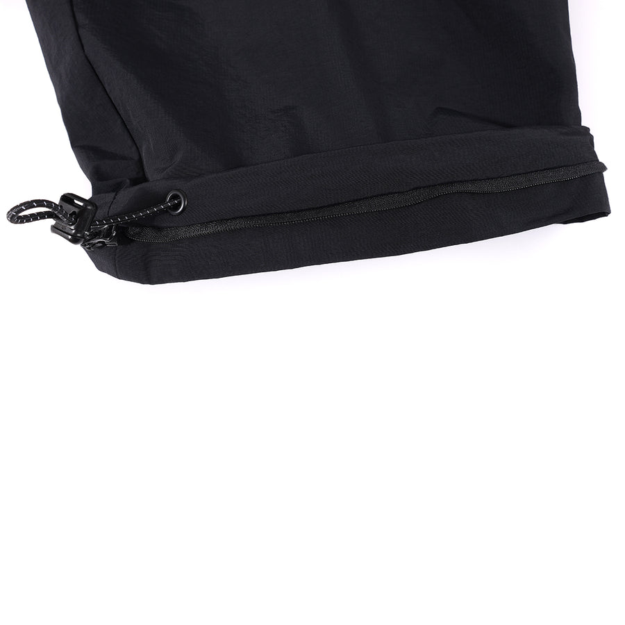 2 WAYS DETACHABLE MULTI POCKETS PANTS - BLACK