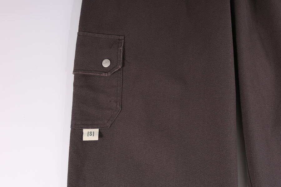 CANVAS MULTI POCKETS PAINTER PANTS - CHARCOAL