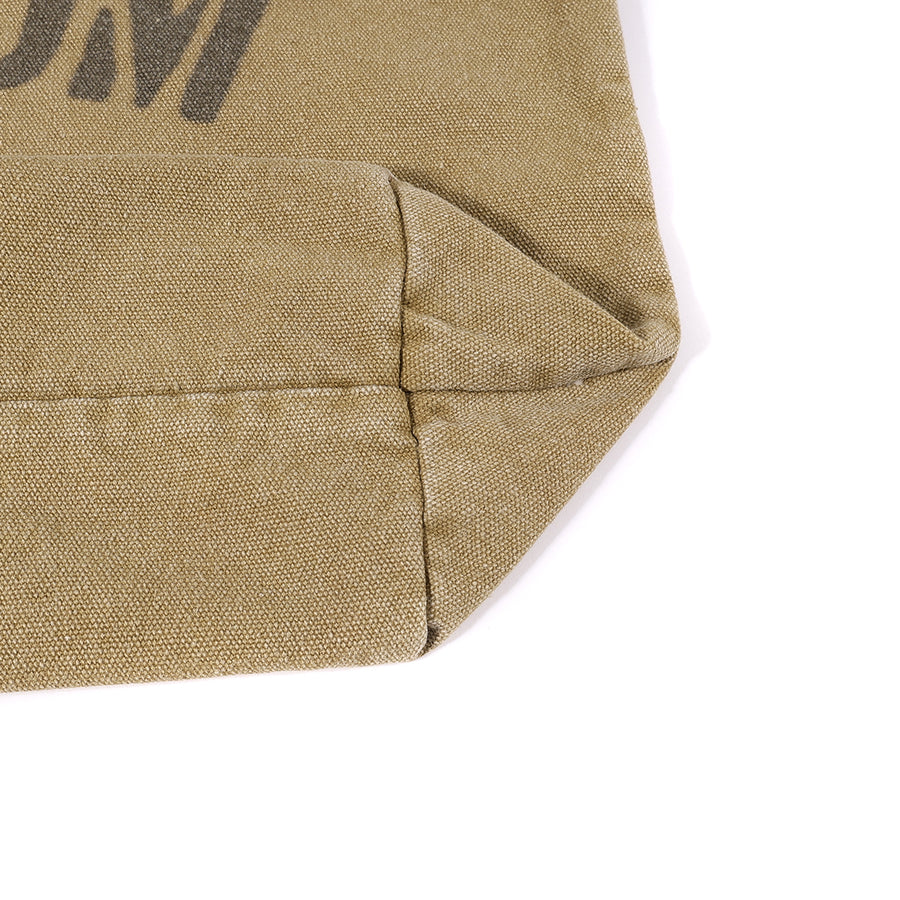 FREEDOM CANVAS TOTE BAG - BROWN