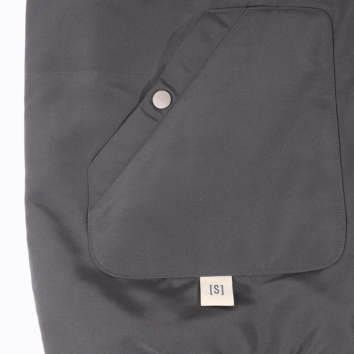 REVERSIBLE PATCHWORK PADDING VEST - CHARCOAL – ASUSL