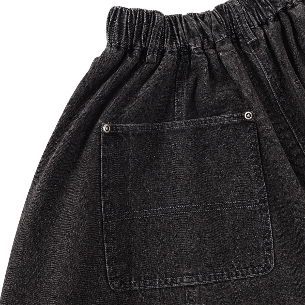 DENIM A-LINE SKIRT- DENIM BLACK – ASUSL