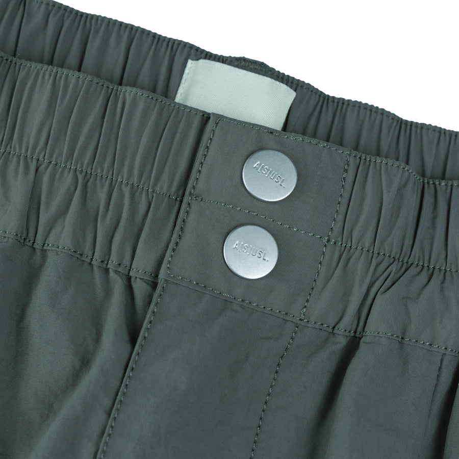 ZIPPER POCKET BALLON PANTS - FOREST