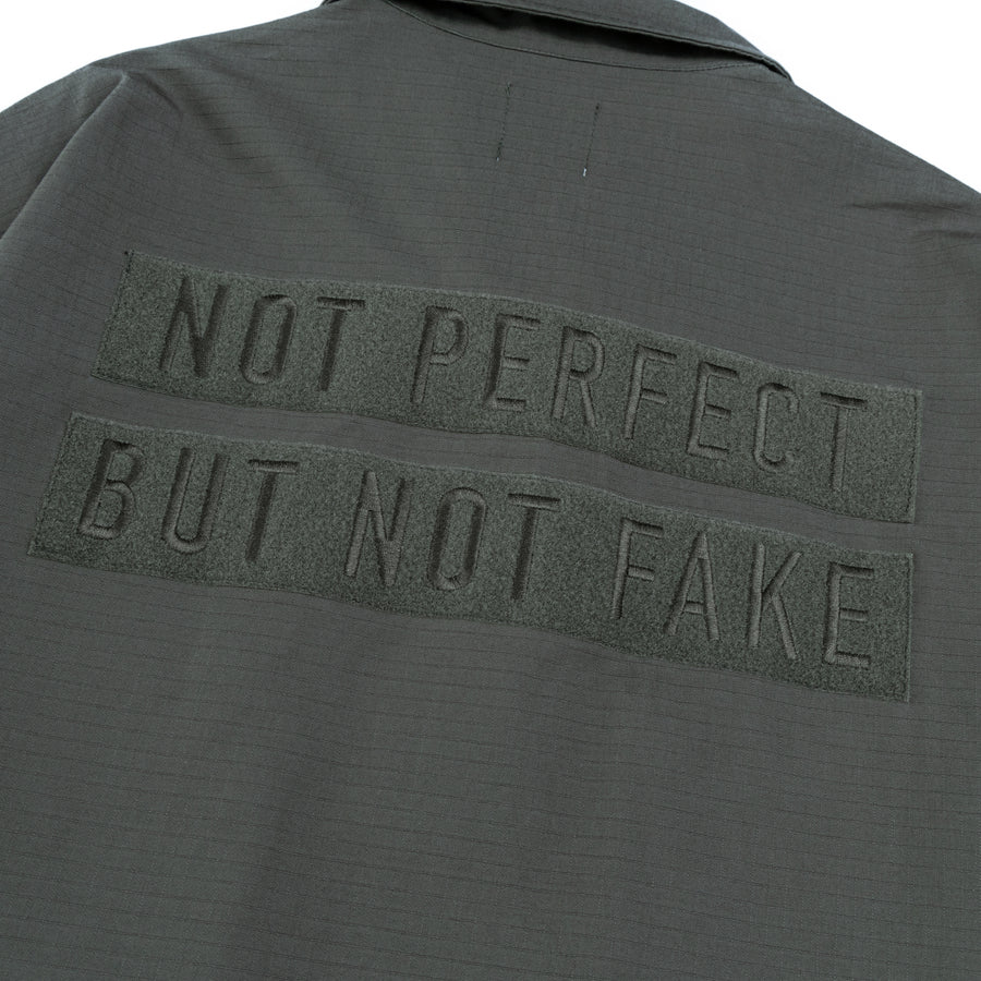 NOT PERFECT FOUR POCKET JACKET - OLIVE