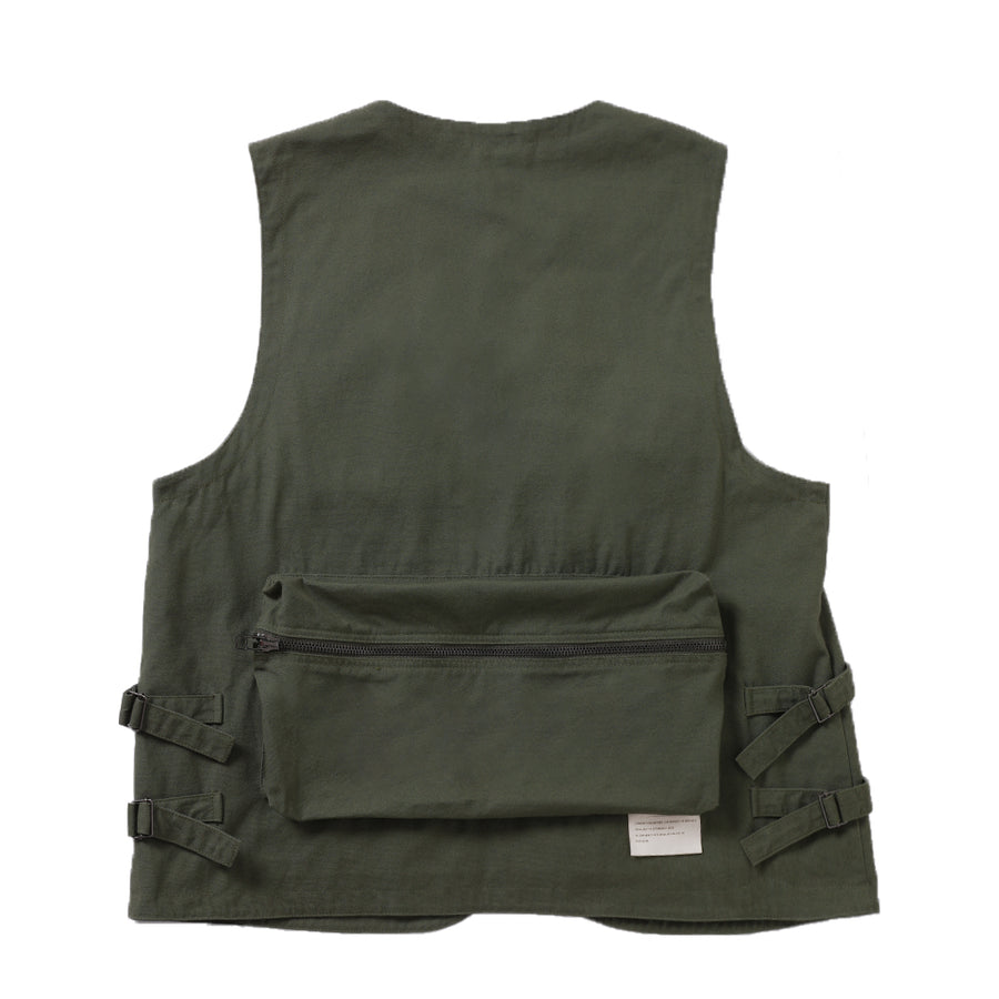 Multi Pockets Military Vest - OLIVE