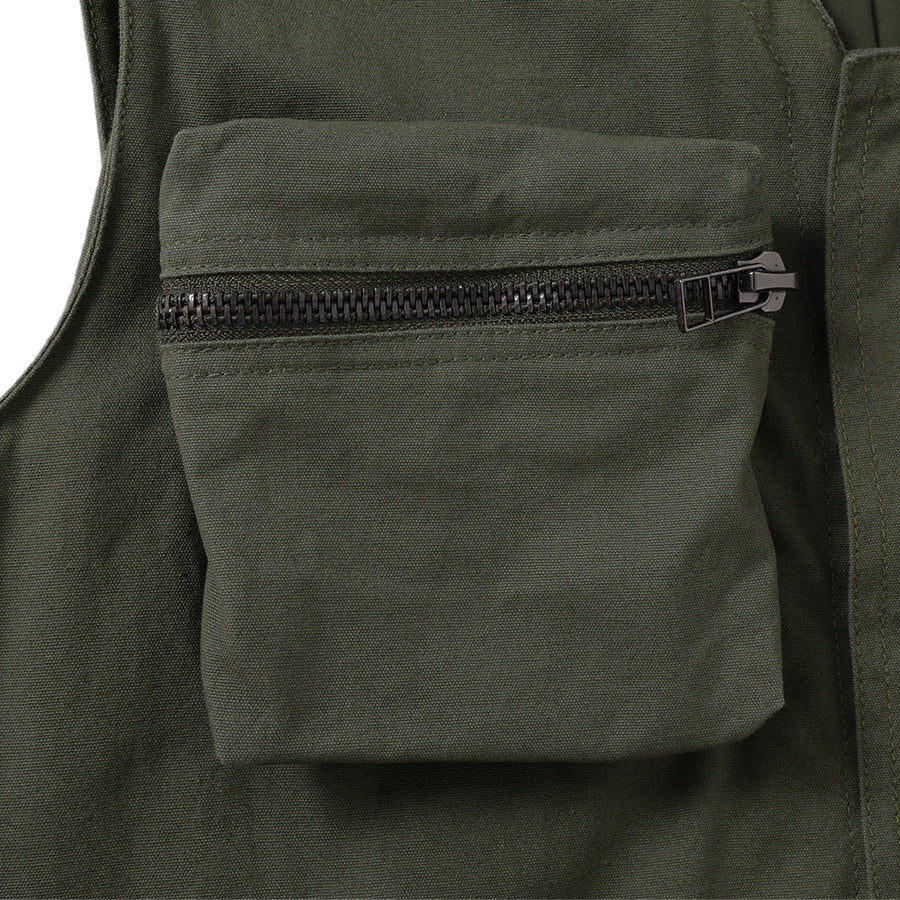 Multi Pockets Military Vest - OLIVE