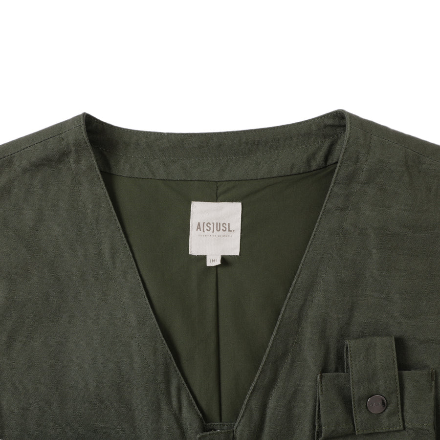 Multi Pockets Military Vest - OLIVE