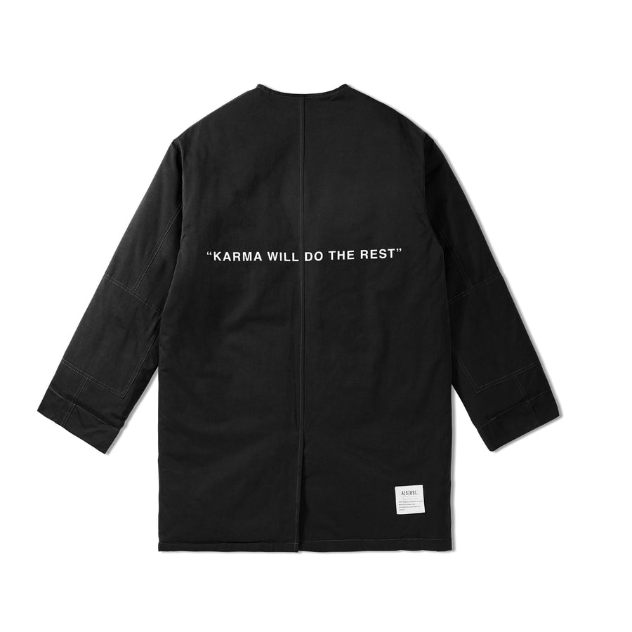Karma Four Pocket Padding Jacket - BLACK