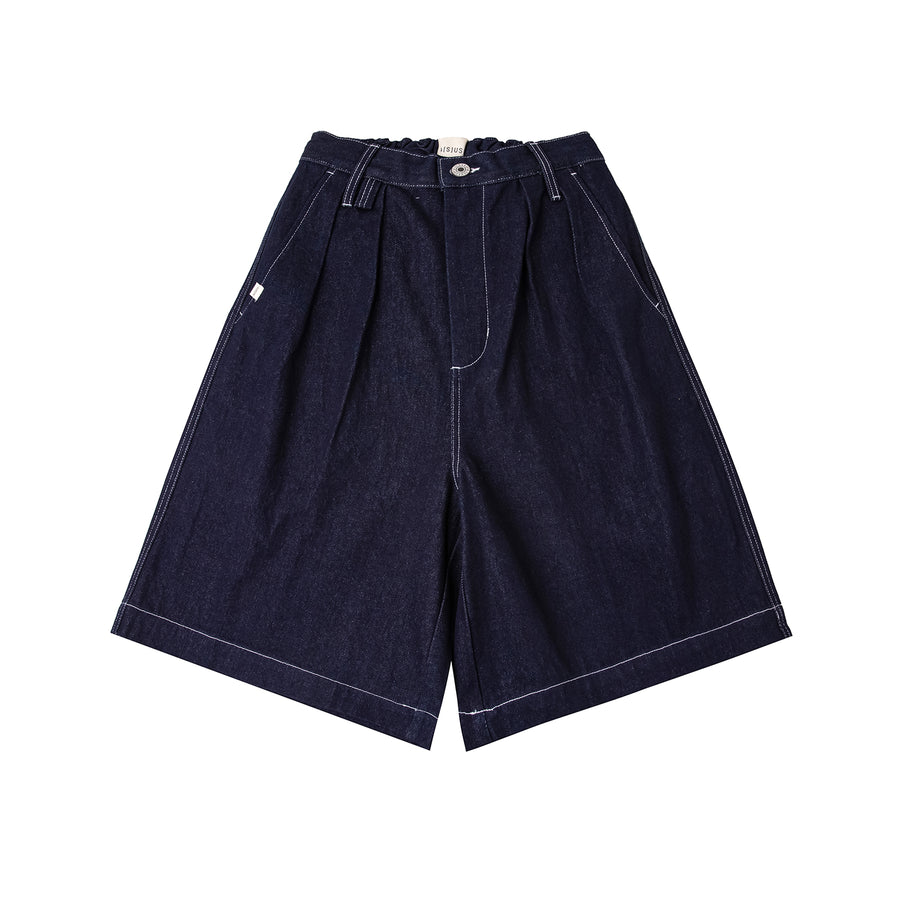 Denim Signature Shorts - BLUE