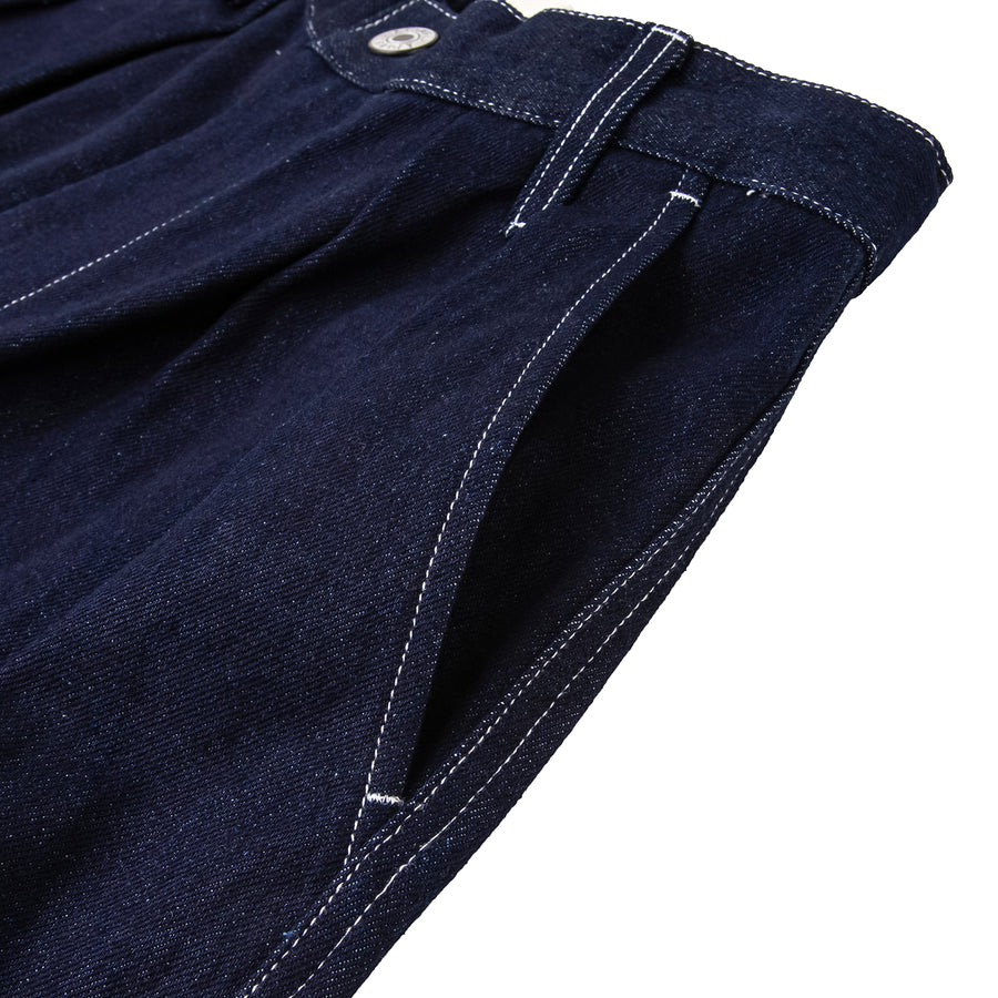 Denim Signature Shorts - BLUE