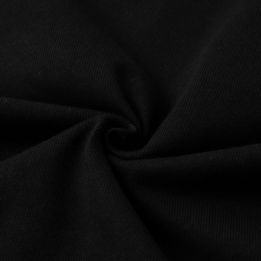 SMALL LOGO TEE DRESS - BLACK